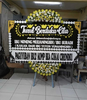 Papan Bunga di Bogares Lor Pangkah